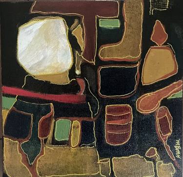 Original Abstract Painting by Mildred Borras