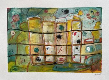 Original Abstract Painting by Mildred Borras