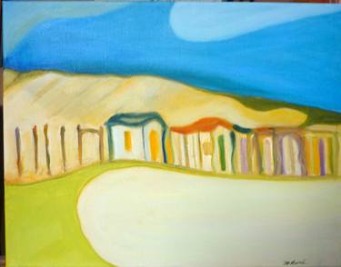Original Expressionism Beach Paintings by Mildred Borras