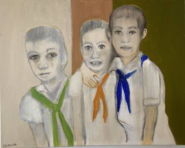 Original Kids Paintings by Mildred Borras