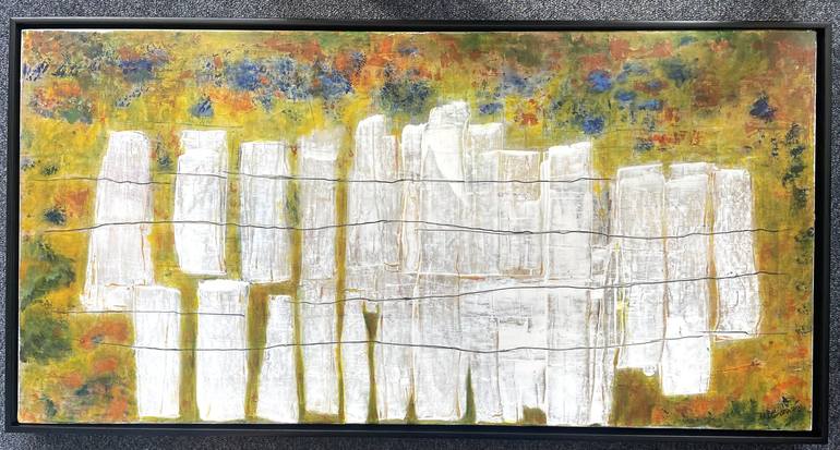 Original Abstract Painting by Mildred Borras