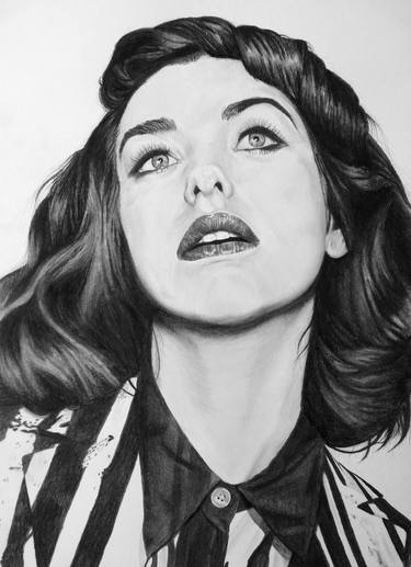 Print of Photorealism People Drawings by Timothy Armstrong