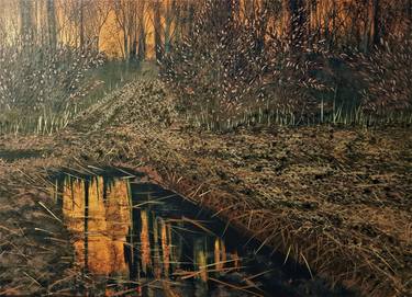 Original Impressionism Landscape Paintings by Jacek Malinowski