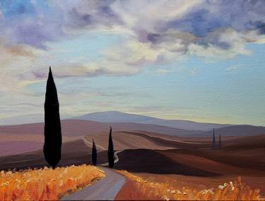 Original Figurative Landscape Painting by Jacek Malinowski