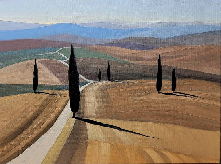 Original Impressionism Landscape Paintings by Jacek Malinowski