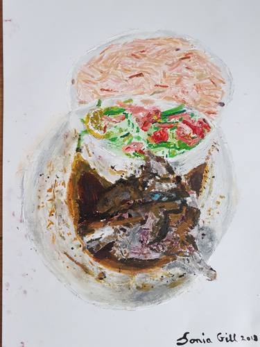 Print of Modern Cuisine Paintings by Sonia Gill