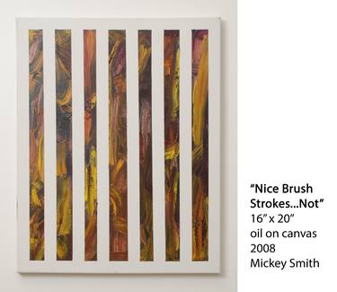 Original Fine Art Abstract Paintings by Mickey Smith