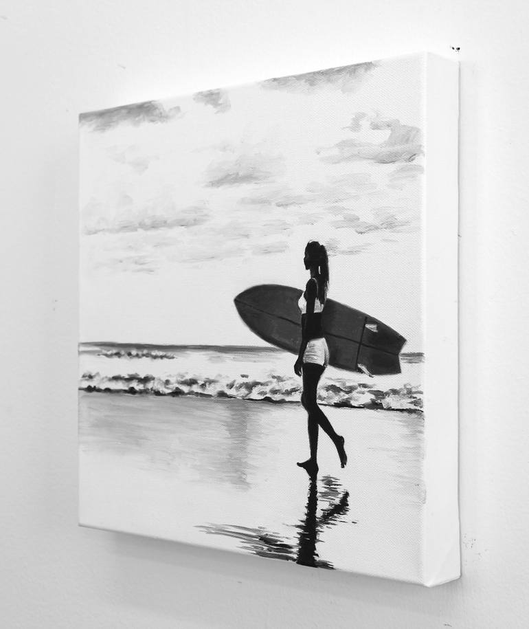 Original Contemporary Beach Painting by Cindy Press