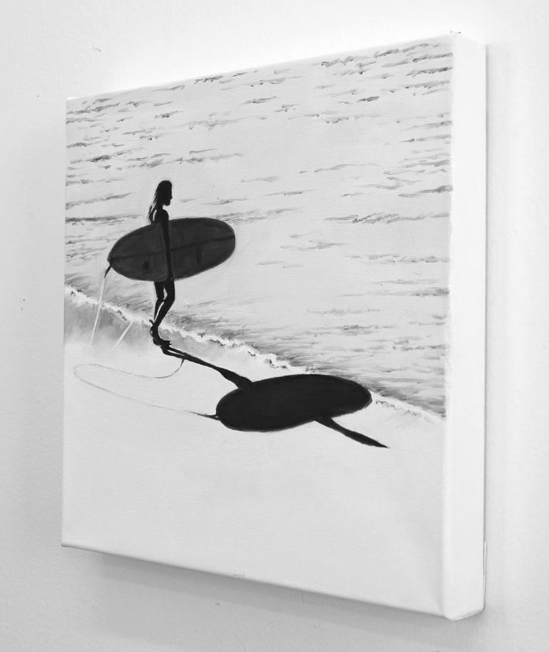 Original Contemporary Beach Painting by Cindy Press