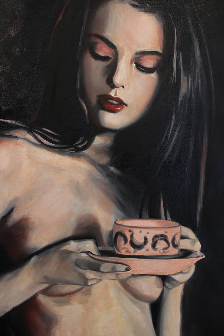 Original Figurative Women Painting by Cindy Press