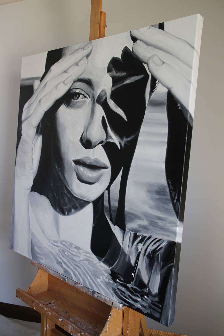 Original Figurative Portrait Painting by Cindy Press