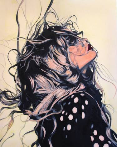 Original Figurative Portrait Paintings by Cindy Press