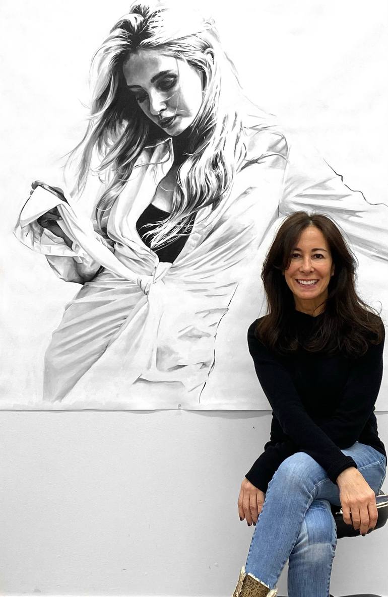 Original Figurative Fashion Painting by Cindy Press