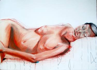 Print of Conceptual Nude Drawings by Alex Rasi
