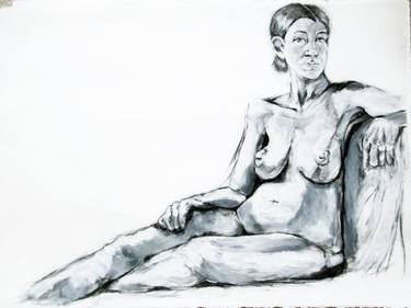 Print of Realism Nude Drawings by Alex Rasi