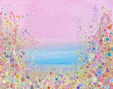 Original Impressionism Floral Paintings by Yvonne Coomber