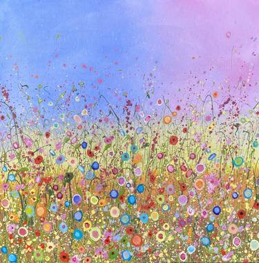 Original Impressionism Floral Paintings by Yvonne Coomber