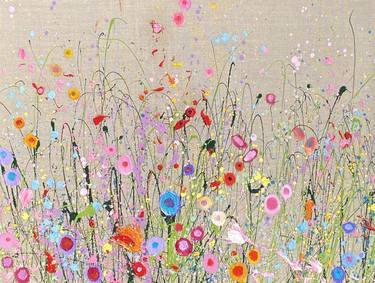 Original Floral Painting by Yvonne Coomber