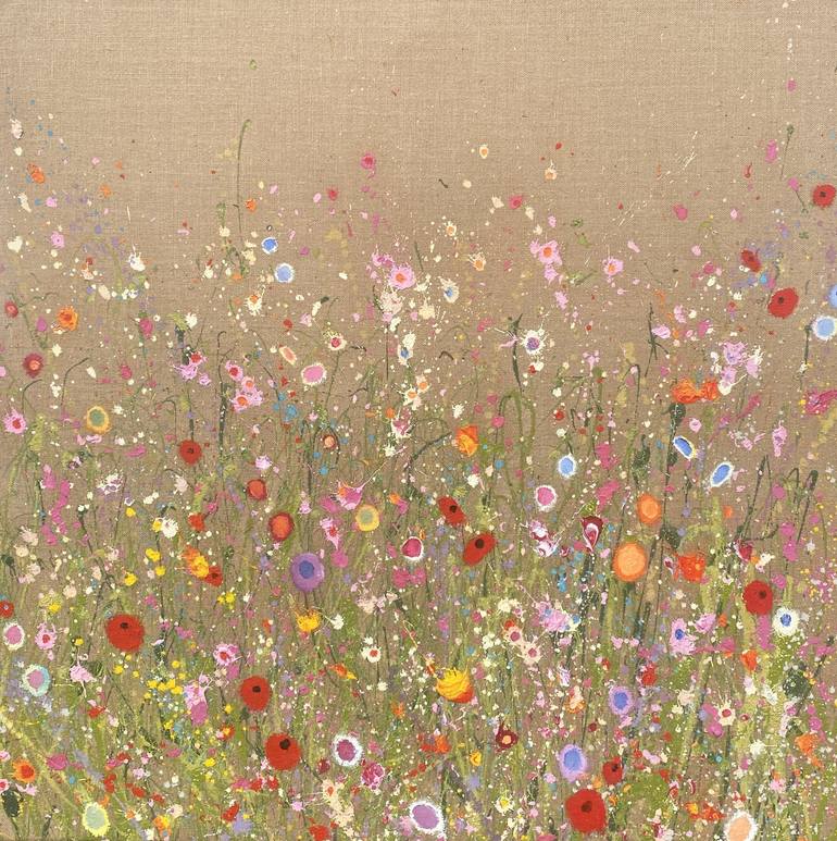 Original Impressionism Floral Paintings by Yvonne Coomber