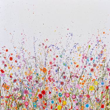 Original Impressionism Floral Painting by Yvonne Coomber