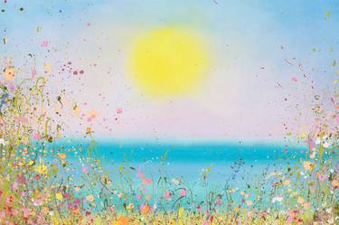 Original Impressionism Seascape Printmaking by Yvonne Coomber