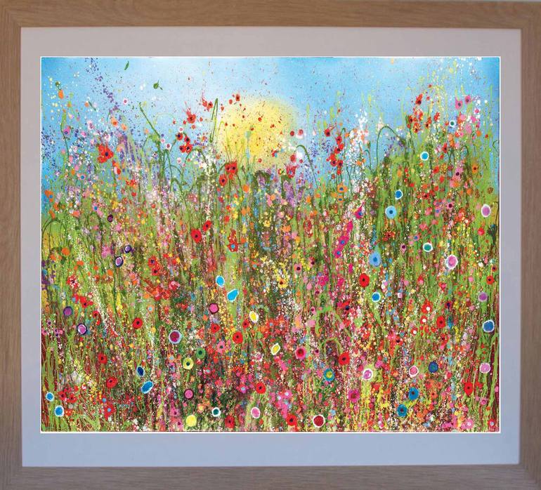 Original Floral Printmaking by Yvonne Coomber