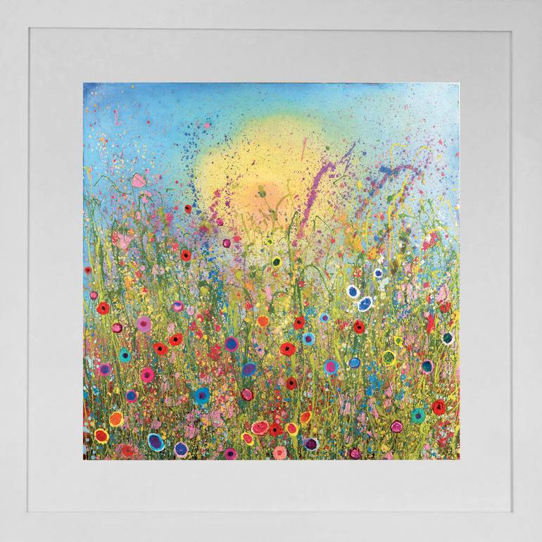 Original Floral Printmaking by Yvonne Coomber