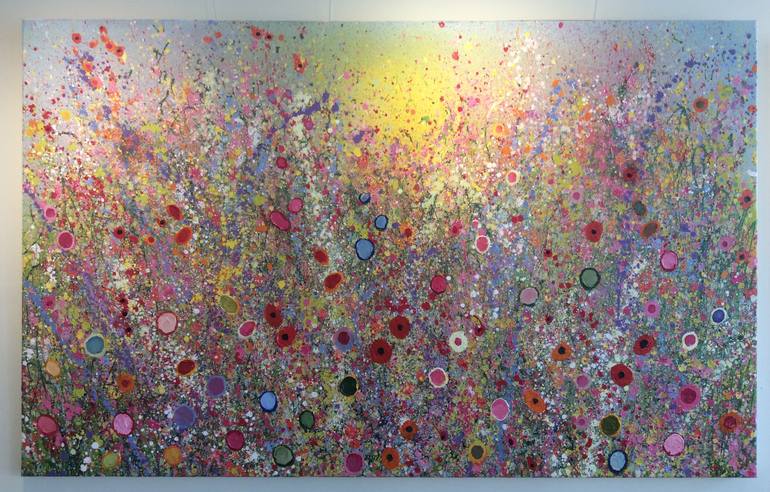 Original Impressionism Floral Painting by Yvonne Coomber