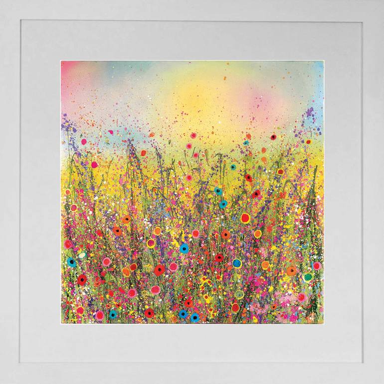 Original Floral Printmaking by Yvonne Coomber