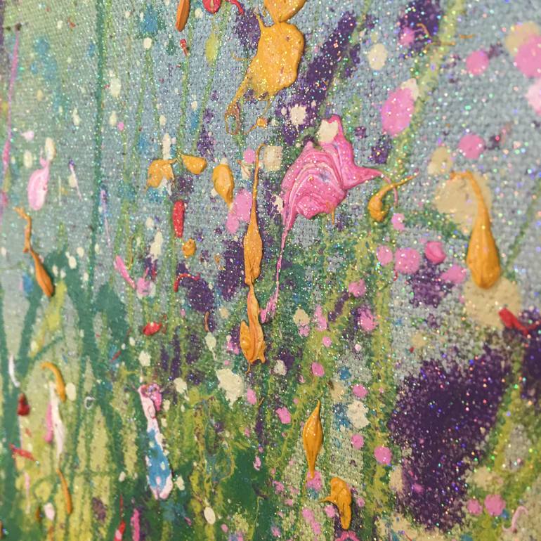 Original Impressionism Floral Painting by Yvonne Coomber