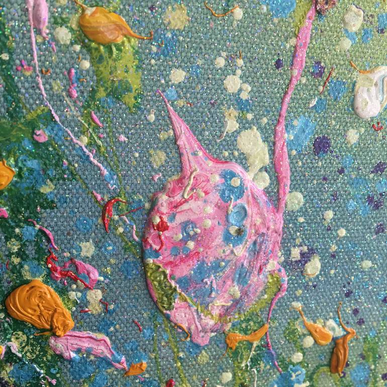 Original Impressionism Floral Painting by Yvonne Coomber