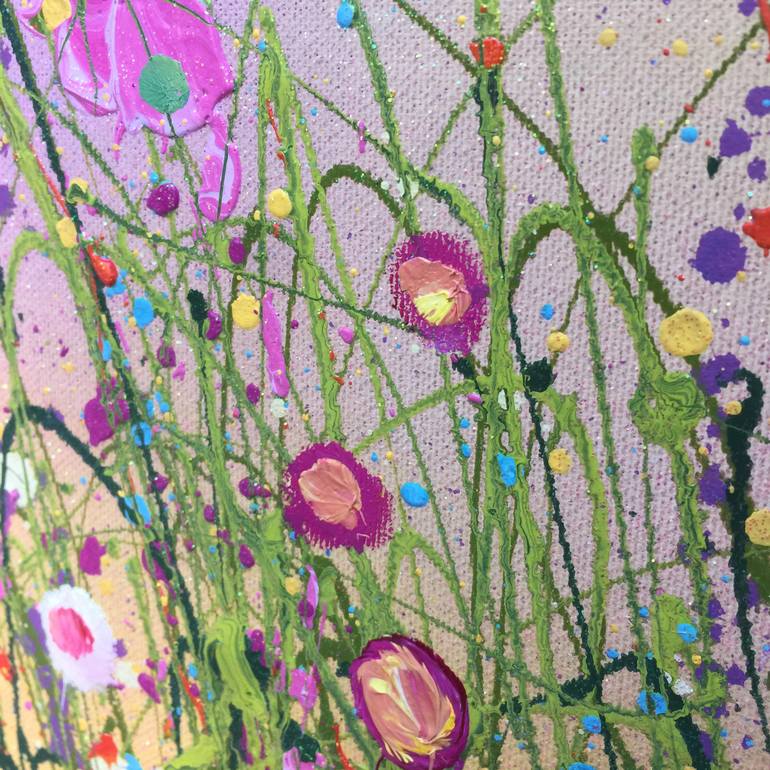 Original Impressionism Floral Painting by Yvonne Coomber