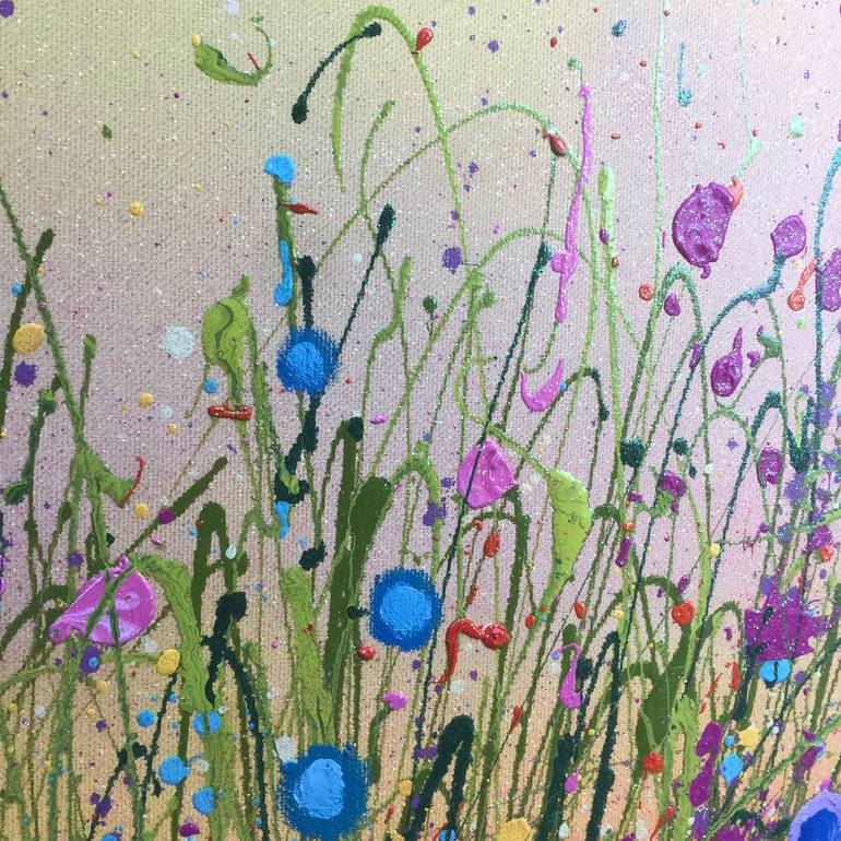 Original Impressionism Floral Painting by Yvonne Coomber