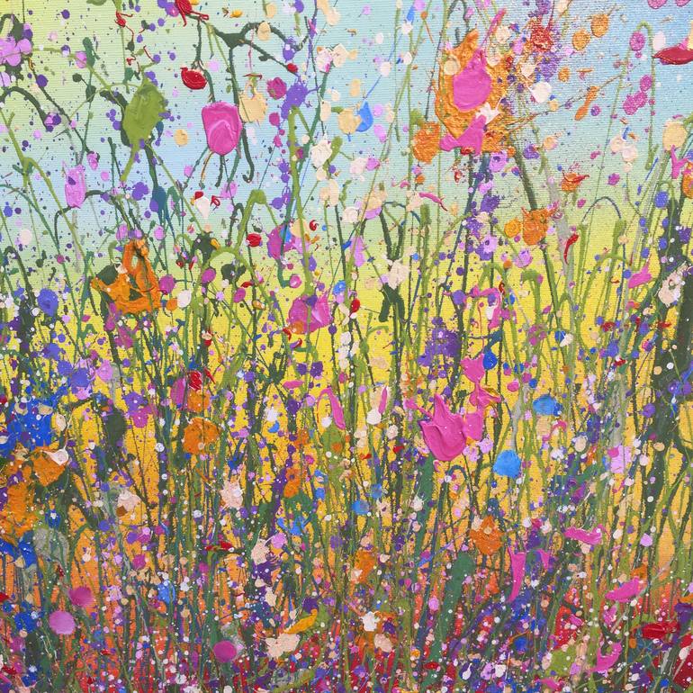 Original Impressionism Floral Painting by Yvonne Coomber