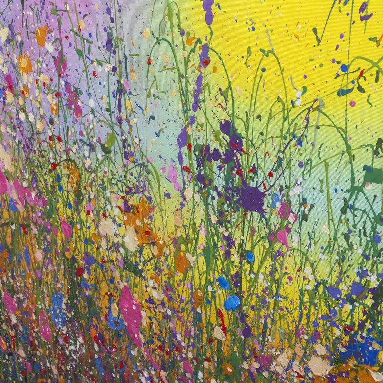 Original Impressionism Floral Painting by Yvonne Coomber