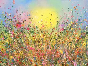 Original Floral Printmaking by Yvonne Coomber