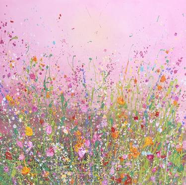 Original Abstract Landscape Paintings by Yvonne Coomber