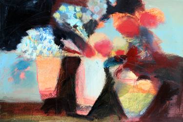 Print of Abstract Expressionism Abstract Paintings by Justine Lois Thorpe