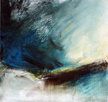 Print of Abstract Expressionism Seascape Paintings by Justine Lois Thorpe