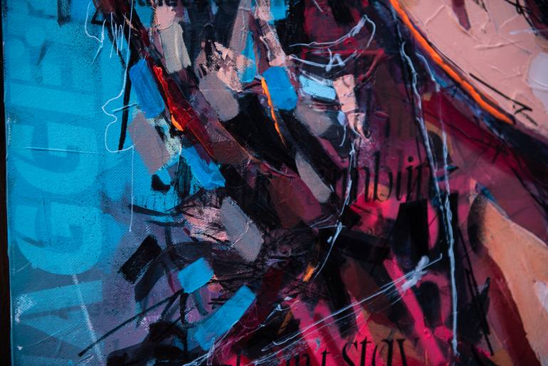 Original Abstract Pop Culture/Celebrity Painting by Vincent Vee