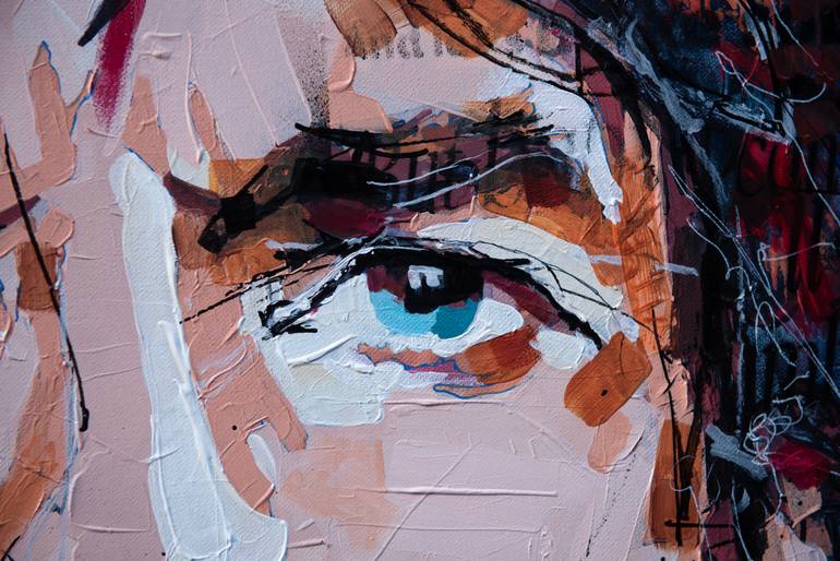 Original Abstract Pop Culture/Celebrity Painting by Vincent Vee