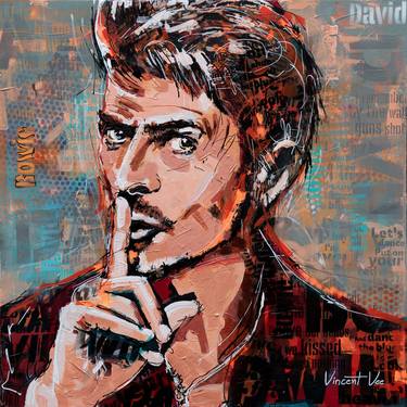 Original Abstract Pop Culture/Celebrity Paintings by Vincent Vee