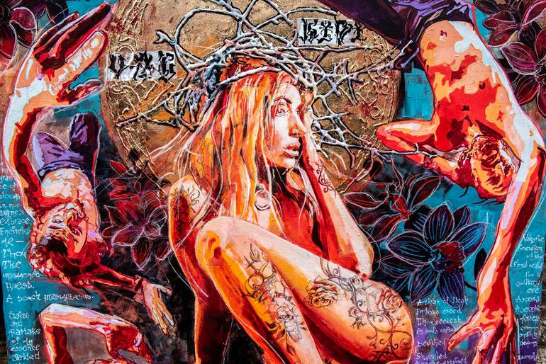 Original Contemporary Women Painting by Vincent Vee