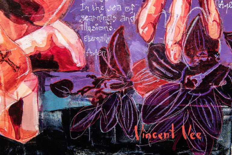 Original Contemporary Women Painting by Vincent Vee