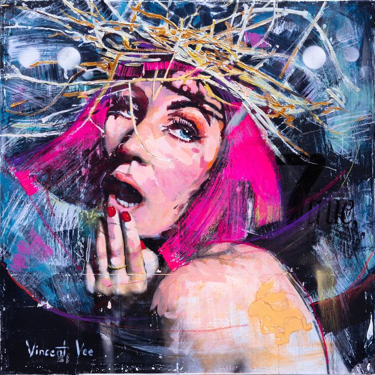Print of Contemporary Fashion Paintings by Vincent Vee