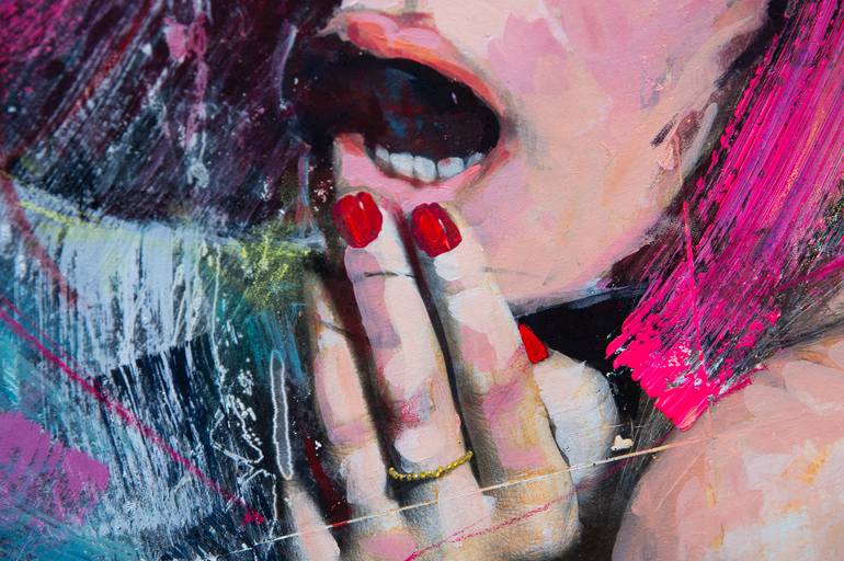 Original Contemporary Fashion Painting by Vincent Vee