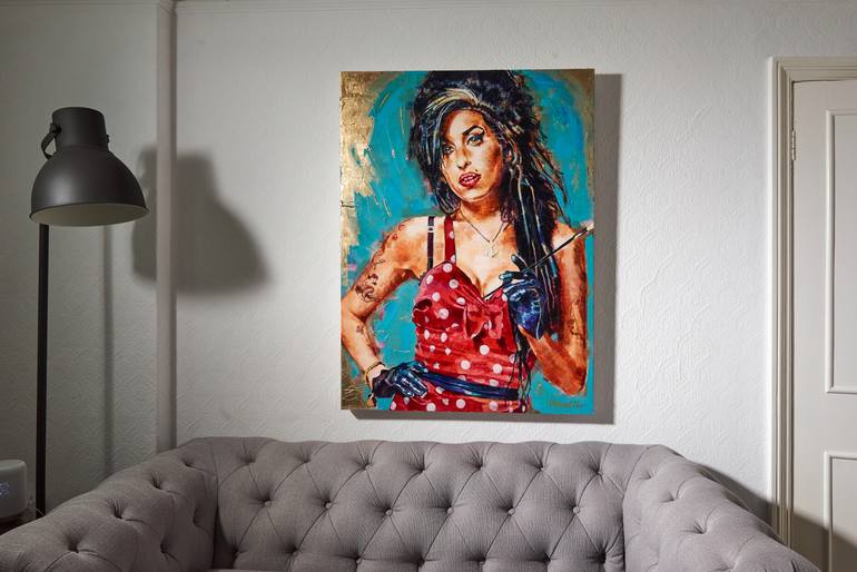 Original Figurative Pop Culture/Celebrity Painting by Vincent Vee