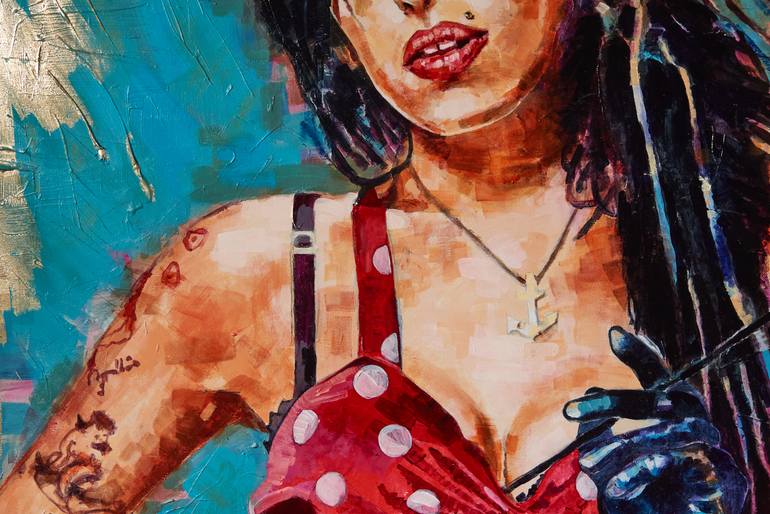 Original Figurative Pop Culture/Celebrity Painting by Vincent Vee