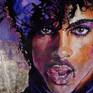 Like most of us I am a music lover. The music is part of life. 

This painting is a part of my 'POP ICONIC' series in which I present profiles of famous pop music or rock singers. 

This is a great picture for fans of Prince inspired by one of the famous pose and picture of him.