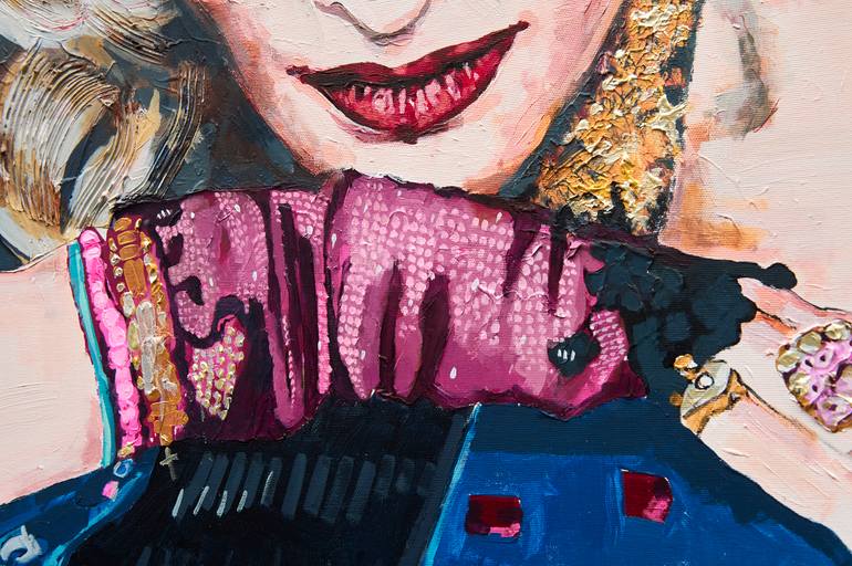 Original Figurative Pop Culture/Celebrity Painting by Vincent Vee